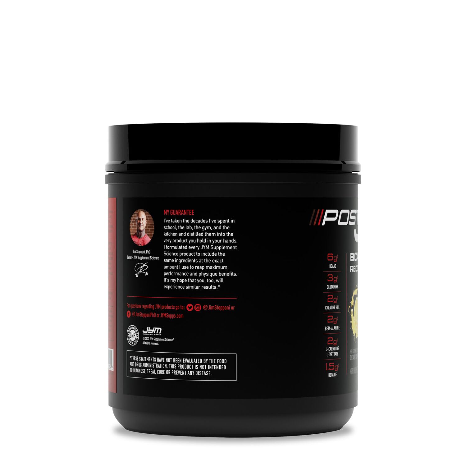 JYM Supplement Science Post JYM Active Matrix Mandarin Orange Amino Recovery Powder Pure Creatine HCL, BCAA’s, Glutamine, Carnitine, Betaine, Taurine for Strength, Repair, Performance 30 Servings Nirvana Guru