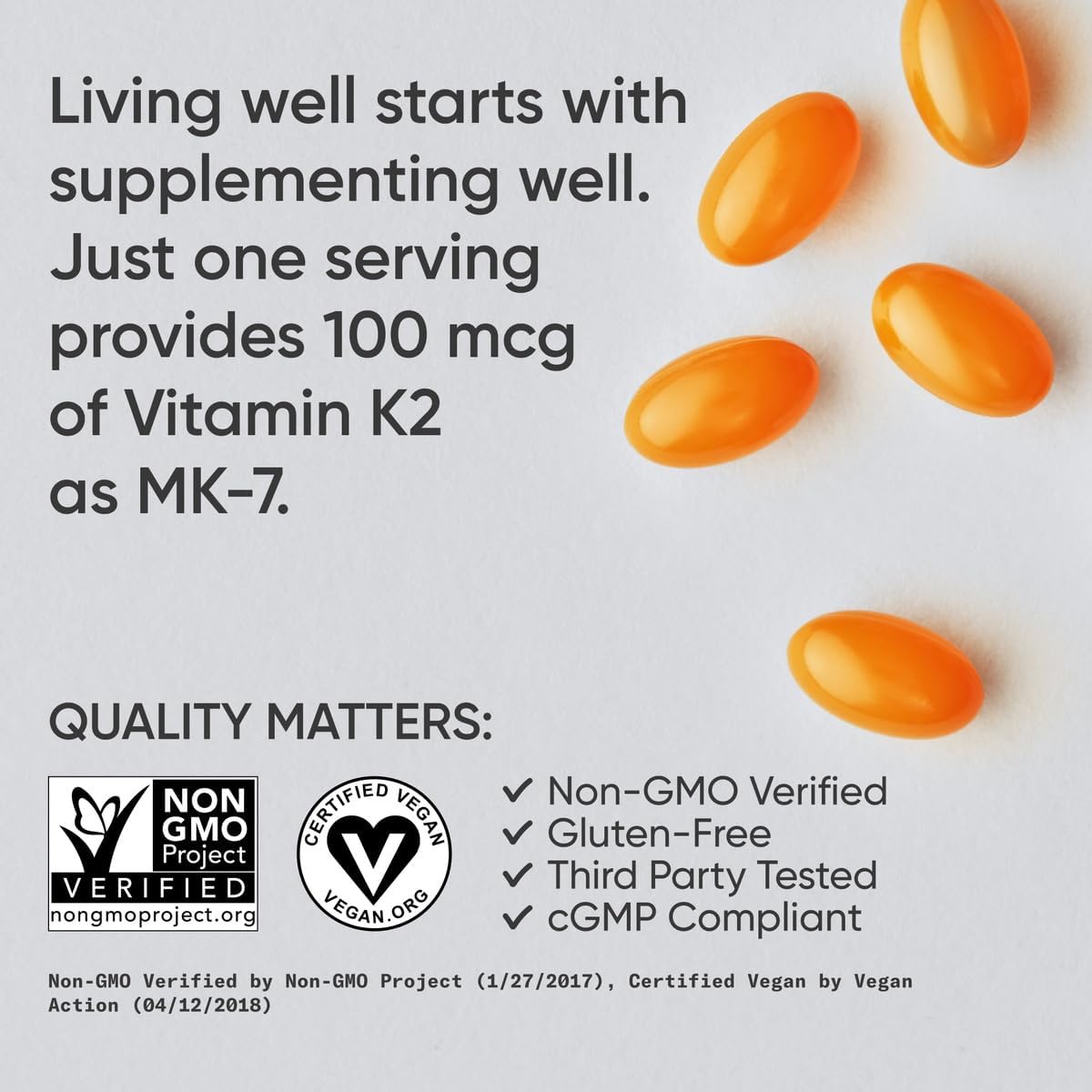 Sports Research Vitamin K2 as MK7 with Organic Coconut MCT Oil - Nirvana Guru