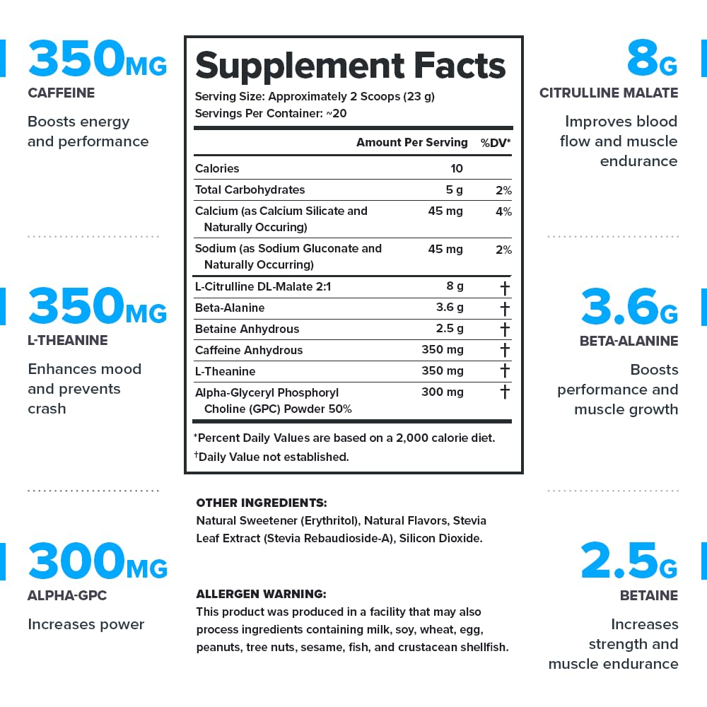 LEGION Pulse Pre Workout Supplement - All Natural Nitric Oxide Preworkout Drink to Boost Energy, Creatine Free, Naturally Sweetened, Beta Alanine, Citrulline, Alpha GPC (Fruit Punch) Nirvana Guru
