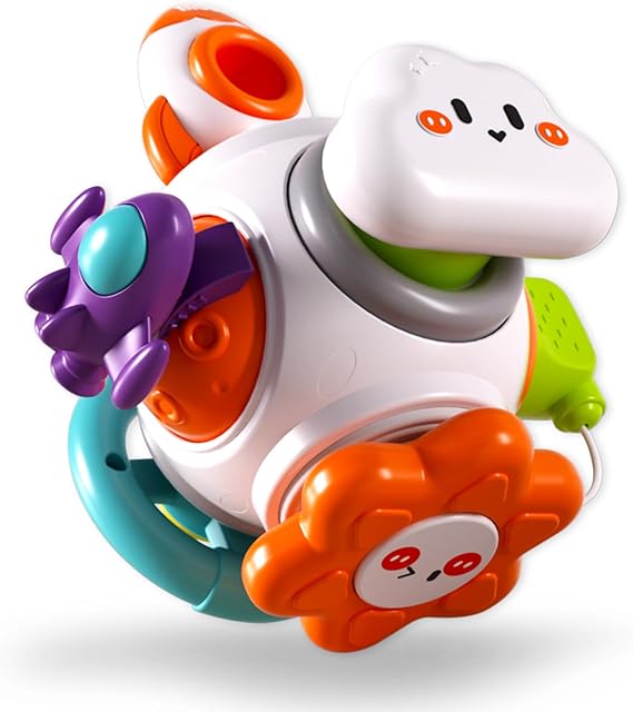 Montessori Sensory Toys for Toddlers 1-3 - Travel Activities Busy Board Cube - Baby Gifts for 6 9 12 18 Months 1 2 One Year Old Infant Boys Girls - Airplane Plane Car Travel Toys Educational Learning nirvanaguru