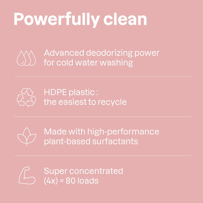 ATTITUDE Baby Laundry Detergent Liquid, EWG Verified, Safe for Baby Clothes, Infant and Newborn, Vegan and Naturally Derived Washing Soap, HE Compatible, Unscented, 80 Loads, 67.6 Fl Oz Nirvana Guru