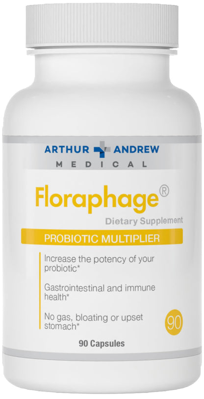 Arthur Andrew Medical, Floraphage, Prebiotic Formula and Probiotic Multiplier, 90 Capsules Nirvana Guru