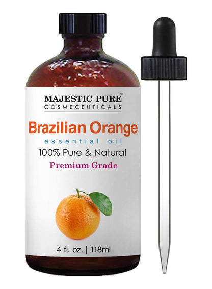 Majestic Pure Lavender Essential Oil with Glass Dropper | 100% Pure and Natural Lavender Oil | Premium Grade Essential Oils for Diffusers, Skin, Aromatherapy, Massage | 4 Fl Oz - Nirvana Guru
