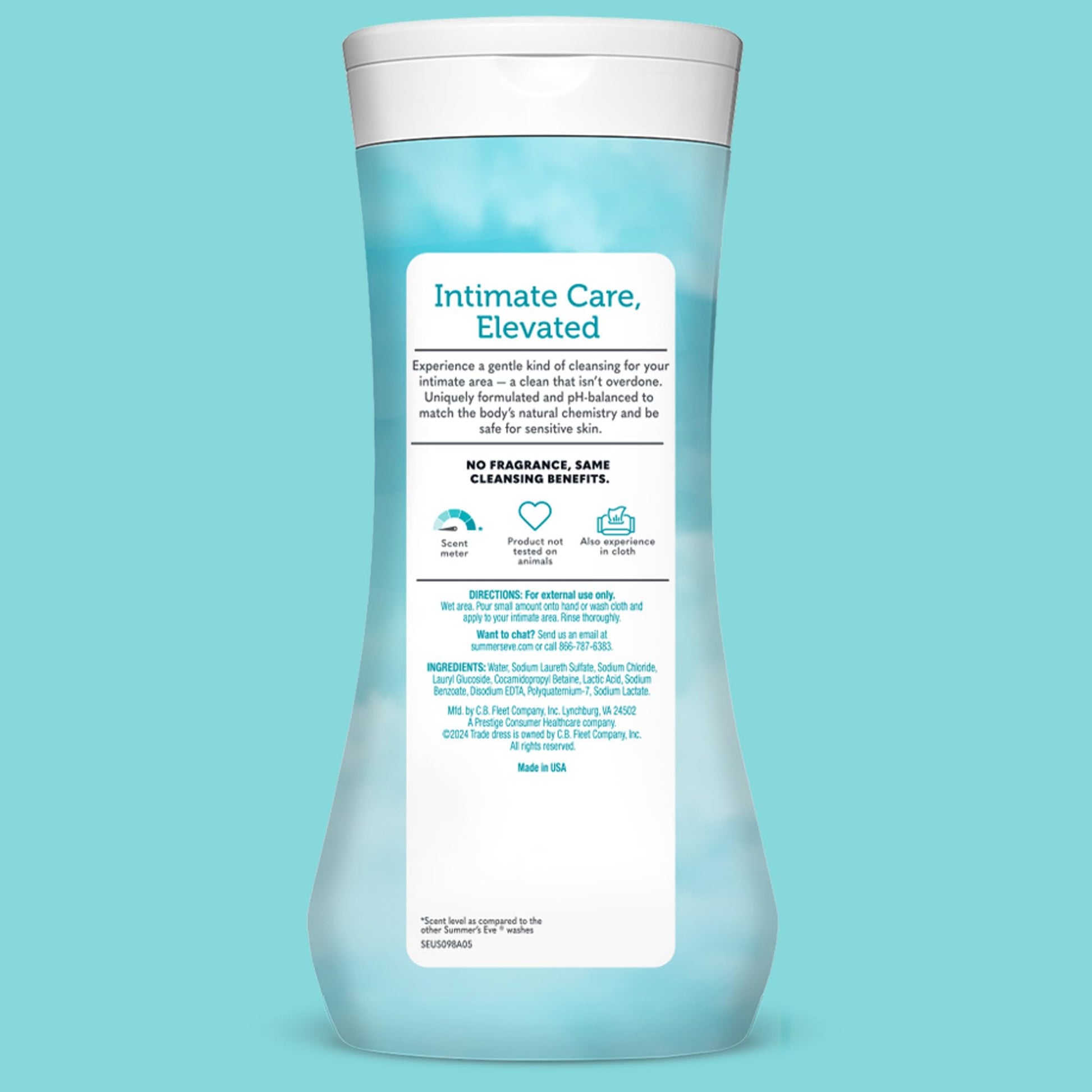 Summer's Eve, Ultimate Odor Control, Feminine Body Wash with Boric Acid, Removes Odor, Feminine Wash with pH Balance, 15 Fl Oz Nirvana Guru