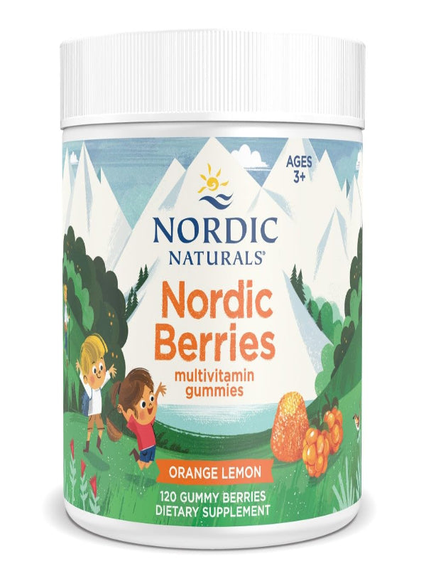Nordic Naturals Nordic Berries, Citrus - 200 Gummy Berries - Great-Tasting Multivitamin for Ages 2+ - Growth, Development, Optimal Wellness - Non-GMO, Vegetarian - 50 Servings - Nirvana Guru