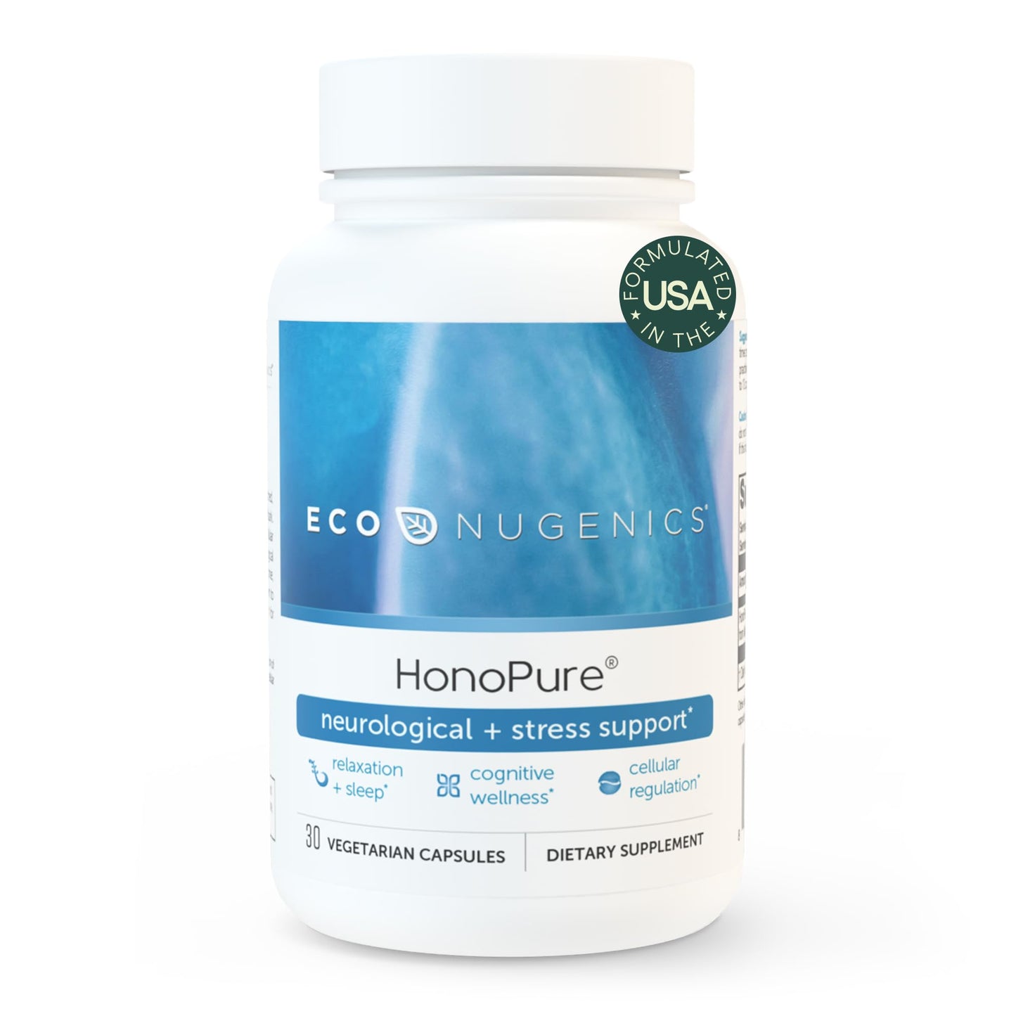 EcoNugenics – HonoPure – 120 Capsules | Professionally Formulated with 98% Pure Honokiol | Supports Cellular, Neurological & Cognitive Health | Safe, Effective & Highly Regarded Antioxidant - Nirvana Guru