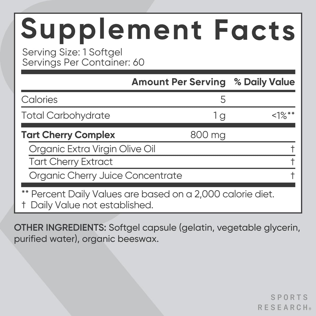 Sports Research Tart Cherry - Nirvana Guru