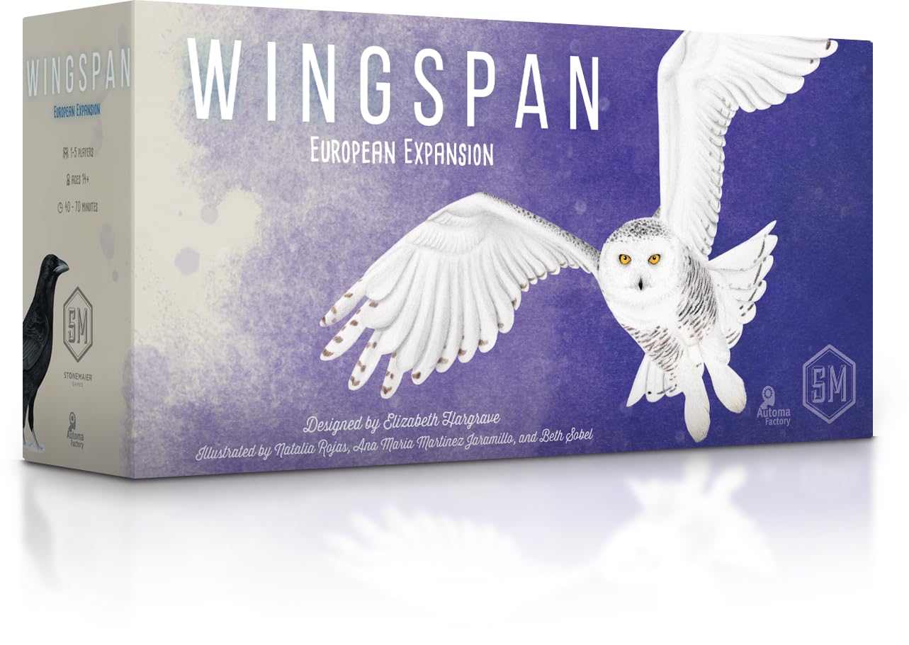Stonemaier Games: Wingspan (Base Game) by Elizabeth Hargrave | A Relaxing, Award-Winning Strategy Board Game About Birds for Adults and Family | 1-5 Players, 70 Mins, Ages 14+ Nirvana Guru