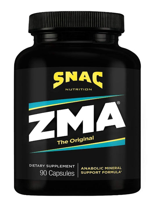 SNAC ZMA The Original Recovery & Sleep Supplement, Promotes Muscle Recovery, Immune Support & Restorative Sleep with Zinc, Magnesium & Vitamin B6 (90 Veggie Capsules) Nirvana Guru
