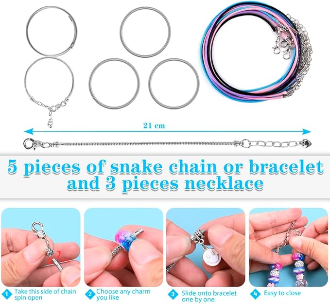AIPRIDY 150 Pieces Charm Bracelet Making Kit,Unicorn Mermaid Crafts Gifts Set Can Inspires Imagination and Creativity,Jewelry Making Kit Perfect Gifts for Girls 5-12 Years Old (150 Pieces) nirvanaguru
