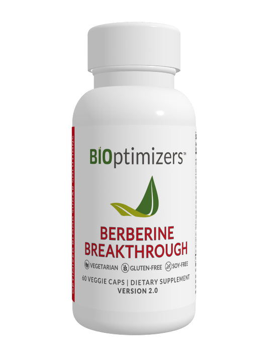 BIOptimizers Berberine Breakthrough 2.0 Supplement, 60 Capsules - Vegetarian, Gluten- and Soy-Free Nirvana Guru