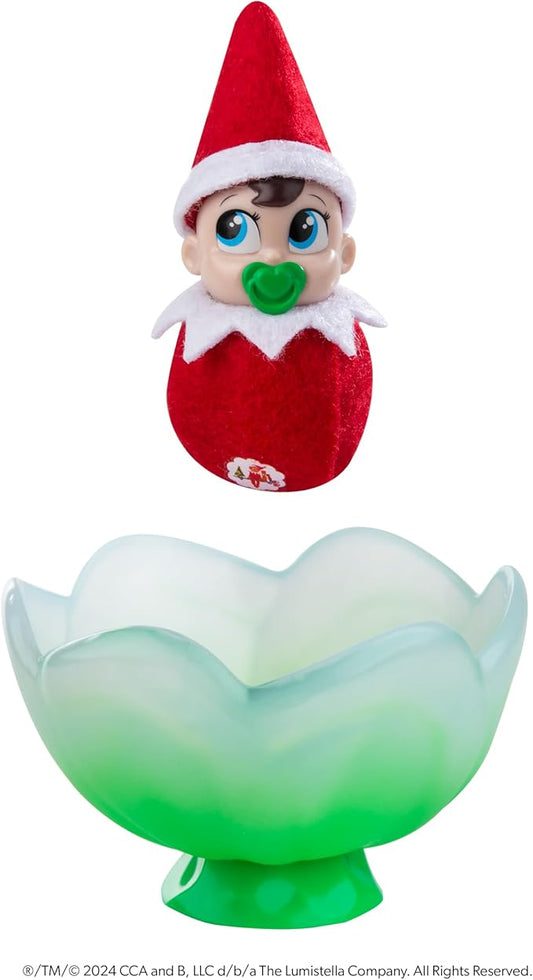 The Elf on the Shelf Frost Pips Mini Blooms Elf Baby Boy with Blue Eyes - Includes Frost Flower Cradle - for Ages 3 Years and Above Nirvana Guru