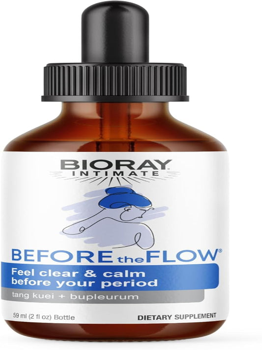 BIORAY Intimate Before The Flow - 2 fl oz - Diminishes Normal Symptoms of PMS - Non-GMO, Gluten Free Nirvana Guru