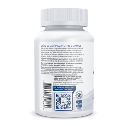 Nordic Naturals Zero Sugar Melatonin Gummies, Raspberry - 120 Gummies - 1.5 mg Melatonin - Great Taste - Restful Sleep, Antioxidant Support - Non-GMO, Vegan - 120 Servings - Nirvana Guru