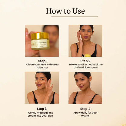 Mellow Herbals Ayurvedic Anti-Wrinkle Skin Firming Cream (50Gm) | Moisturizes & tightens skin | Babachi Ark, Arjuna Bark & Green Apple Extracts | Ayush Certified | GMO, Paraben and Silicone Free Nirvana Guru