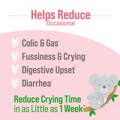 Culturelle Baby Digestive Calm & Comfort Probiotic (Age 0-12 Mos) 8.5Ml, Helps Periodic Colic, Gas, Fussiness, Crying & Digestive Upset In Infants & Newborns, Vegan Non-Gmo Gluten-Free, 1 Mos. Supply Nirvana Guru