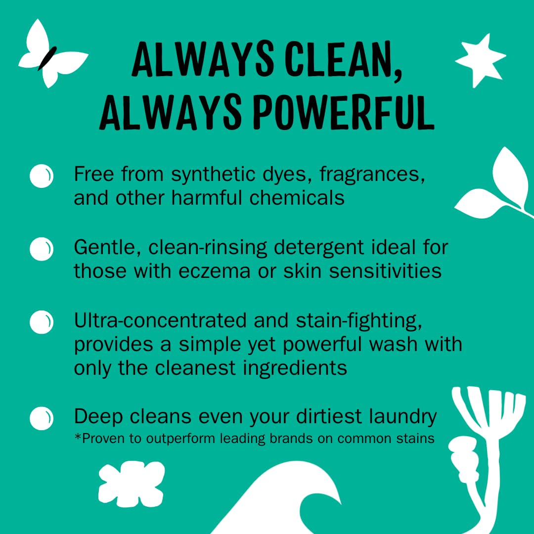 Molly's Suds Super Powder Detergent | Extra Strength Laundry Soap, Stain Fighting | Sensitive Skin | Simple, Effective Ingredients | 60 Loads - Lavender