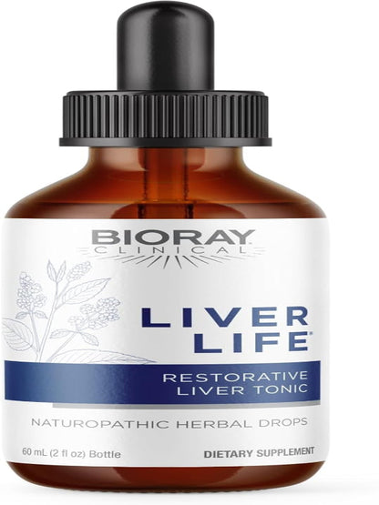 BIORAY Clinical Liver Life - 2 fl oz - Strengthens Liver Structure & Function - Non-GMO, Vegetarian, Gluten Free Nirvana Guru
