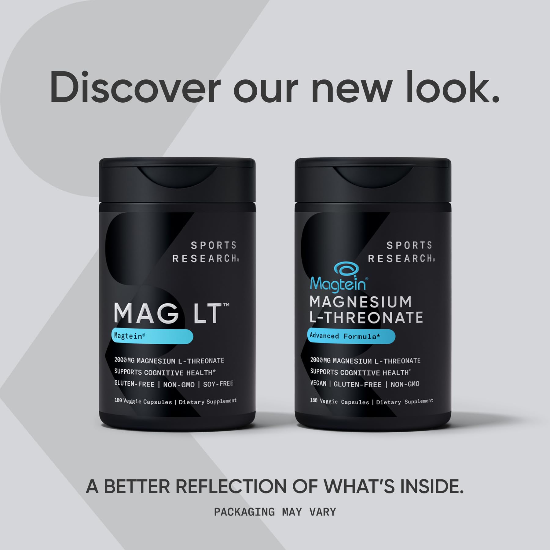 Sports Research Magtein Magnesium L-Threonate Capsules - Magnesium Supplement for Memory, Focus & Cognition - Magnesium L Threonate Supports Brain Health, Sleep & Mood - 2000mg, 90 Capsules for Adults - Nirvana Guru