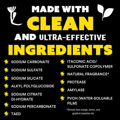 Molly's Suds Dishwasher Pods | Clean Dishwasher Detergent, Cuts Grease & Rinses Clean (Residue-Free) for Sparkling Dishes | 60 Auto-Release Tabs (Citrus) Nirvana Guru