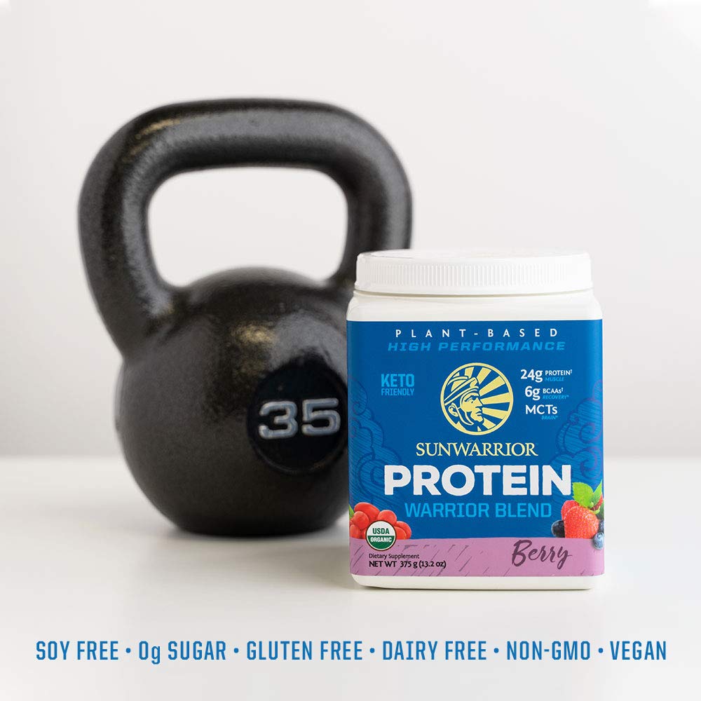 Organic Plant Based Protein Powder | Vegan Organic Protein Powder Vanilla Flavored with BCAA Amino Acids & Hemp Seed Pea Blend | Non-GMO Soy Dairy Filler & Gluten Free (Vanilla, 32 Servings) - Nirvana Guru