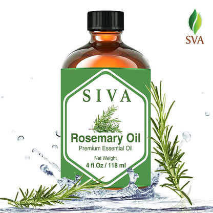 SIVA Lavender Essential Oil - 4 Fl Oz – Natural Lavender Oil - for Diffuser, Face, Skin Care, Aromatherapy, Hair Care, Scalp and Body Massage - with Dropper - Nirvana Guru