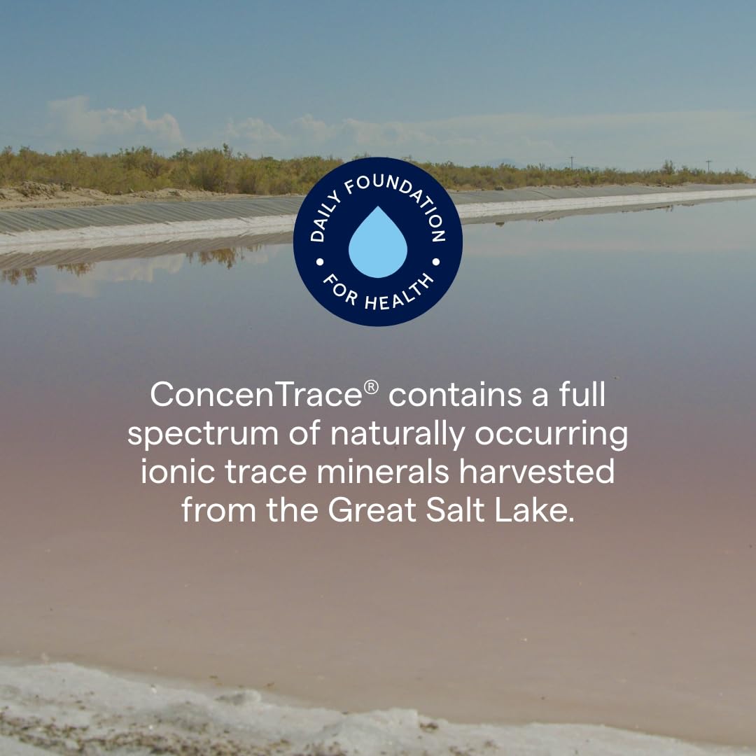 Trace Minerals ConcenTrace Trace Mineral Drops | All-Natural Liquid Minerals | Replenishes Electrolytes & Supports Hydration, Energy, Mood, Muscles, Digestion, & Restful Sleep | 8 fl oz (96 Servings) Nirvana Guru