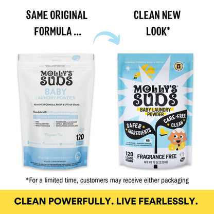 Molly's Suds Baby Laundry Detergent Powder | Removes Formula, Poop & Spit-Up Stains | Extra Gentle for Newborns (Sweet Baby Shea) Nirvana Guru