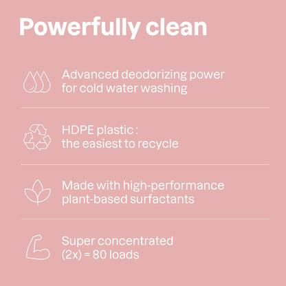 ATTITUDE Baby Laundry Detergent Liquid, EWG Verified, Safe for Baby Clothes, Infant and Newborn, Vegan and Naturally Derived Washing Soap, HE Compatible, Unscented, 80 Loads, 67.6 Fl Oz Nirvana Guru