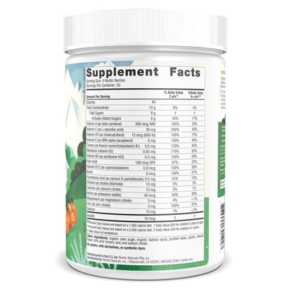 Nordic Naturals Nordic Berries, Citrus - 200 Gummy Berries - Great-Tasting Multivitamin for Ages 2+ - Growth, Development, Optimal Wellness - Non-GMO, Vegetarian - 50 Servings - Nirvana Guru