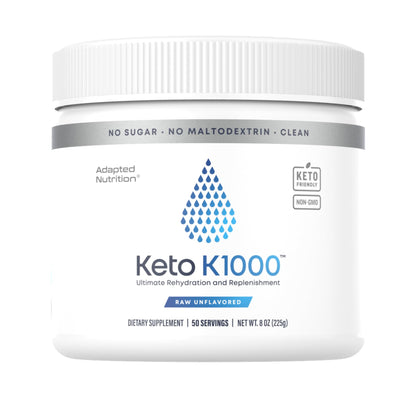 Hi-Lyte Keto K1000 Electrolyte Powder | Raspberry Lemon | Hydration Supplement Drink Mix | Boost Energy & Beat Leg Cramps | No Sugar, No Maltodextrin | 50 Servings