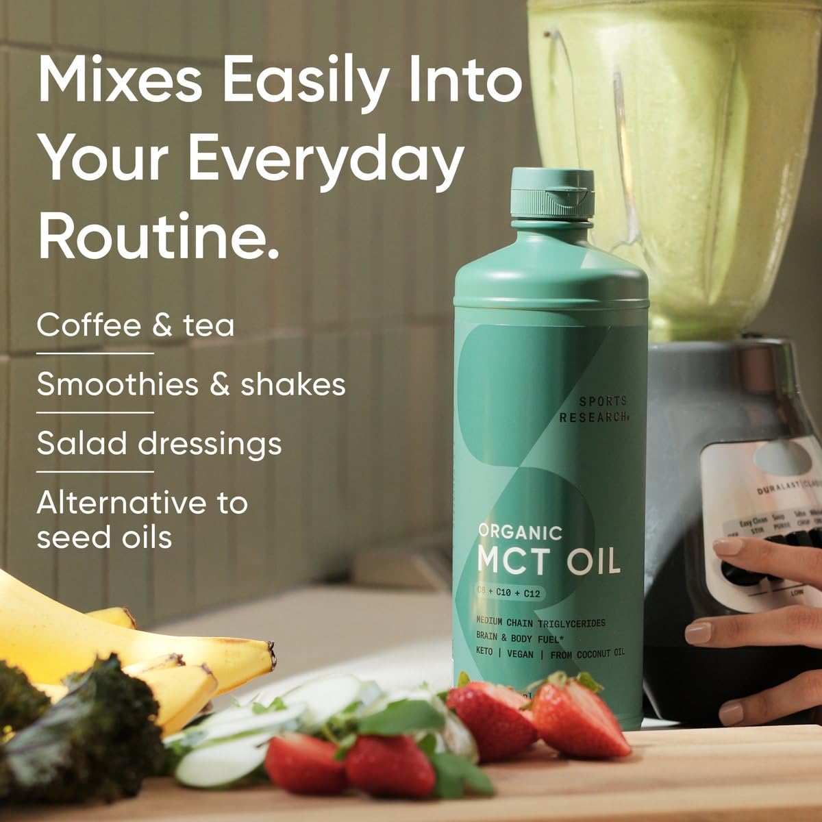 Sports Research Organic MCT Oil - Nirvana Guru