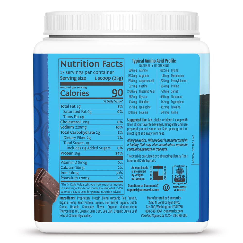 Organic Plant Based Protein Powder | Vegan Organic Protein Powder Vanilla Flavored with BCAA Amino Acids & Hemp Seed Pea Blend | Non-GMO Soy Dairy Filler & Gluten Free (Vanilla, 32 Servings) - Nirvana Guru