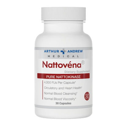 Arthur Andrew Medical, Nattovena, Pure Nattokinase Supplement, Double Strength 4,000 FUs per Capsule, 180 Nirvana Guru