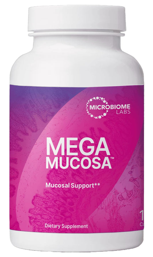 Microbiome Labs MegaMucosa - Amino Acids Supplement with Dairy-Free Immunoglobulins - Gut Health + Immune Support for Women & Men - for Complete Mucosal Support (180 Capsules) Nirvana Guru