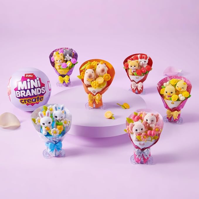 ZURU Mini Brands Create Kawaii Bouquets Mystery Capsule DIY Mini Collectible Toy zuru