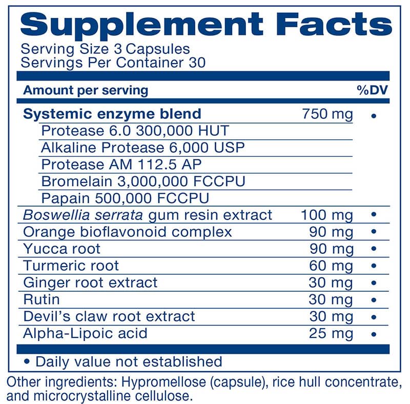 HEAL-N-SOOTHE Proteolytic Enzymes - Natural Joint Support Supplement - Unique Blend of Bromelain, Papain, Boswellia, and Turmeric - 90 Count Nirvana Guru