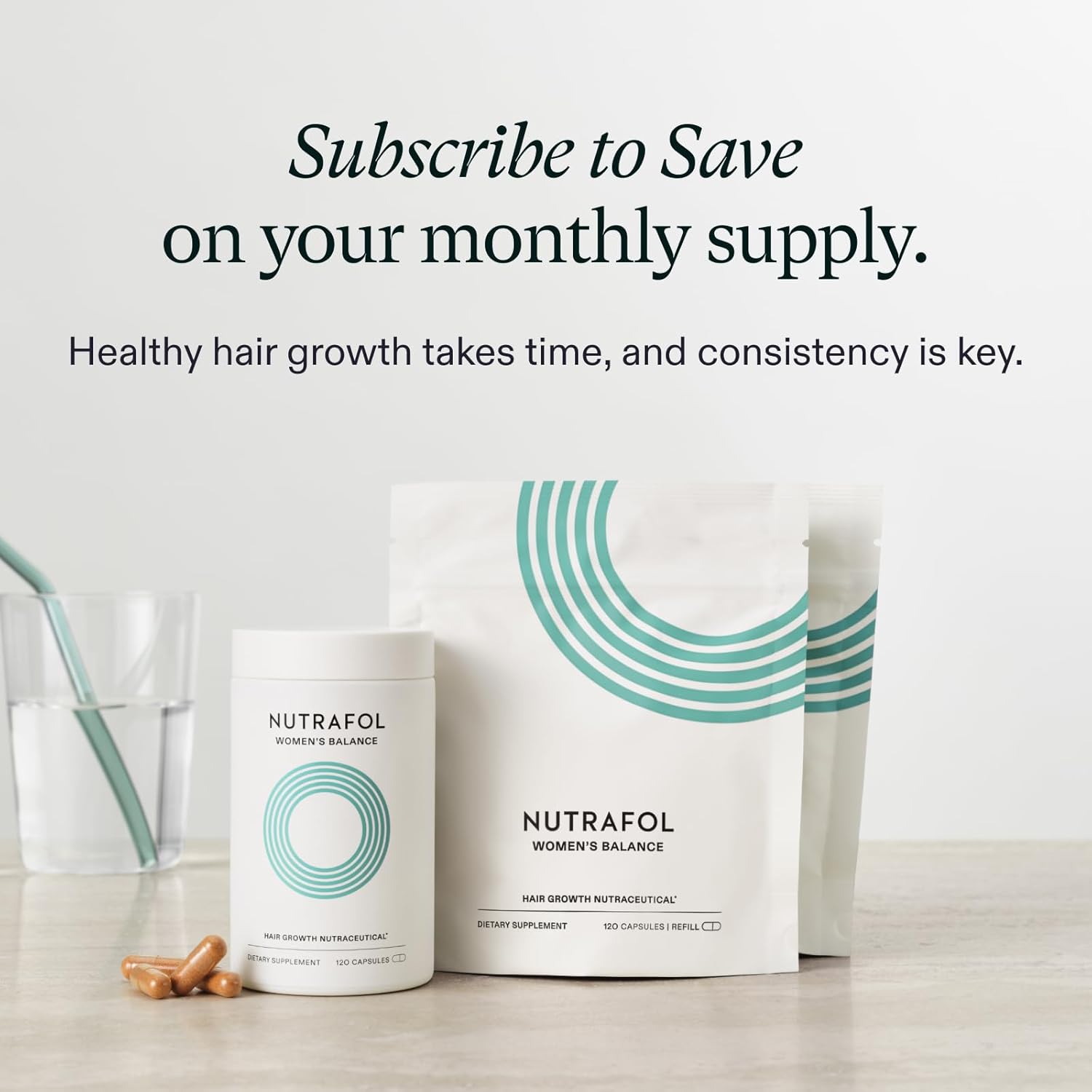 Nutrafol Women's Balance Hair Growth Supplements, Ages 45 and Up, Clinically Proven for Visibly Thicker Hair and Scalp Coverage, Dermatologist Recommended - 1 Month Supply Nirvana Guru