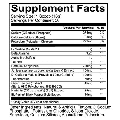 REDCON1 Total War Pre Workout Powder, Blue Lemonade - Beta Alanine + Citrulline Malate Keto Friendly Preworkout for Men & Women with 320mg of Caffeine - Fast Acting (30 Servings) Nirvana Guru