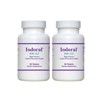 Optimox Iodoral 6.25 mg - Iodine Supplements for Thyroid Support, Potassium Iodide Tablets, Lugol Solution, Daily Vitamins and Minerals, High Potency Iodine Tablets - 90 Tablets 1-Pack Nirvana Guru