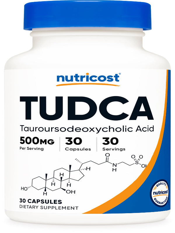 Nutricost Tudca 250mg, 60 Capsules (Tauroursodeoxycholic Acid) - Premium Quality Nirvana Guru