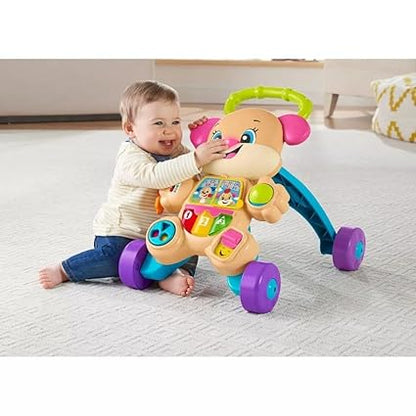 Fisher-Price Baby Toy Laugh & Learn Smart Stages Sis Walker with Educational Music Lights & Activities for Infants Ages 6+ Months Nirvana Guru