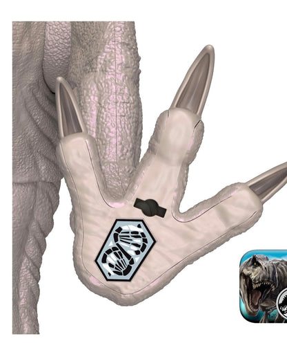 Mattel Jurassic World Damage! Hikaru JLD20 Hoaru Indominus Rex Children's Figure, Dinosaur Toy, Total Length: Approx. 17.7 inches (45 cm), Ages 4 and up, Gray