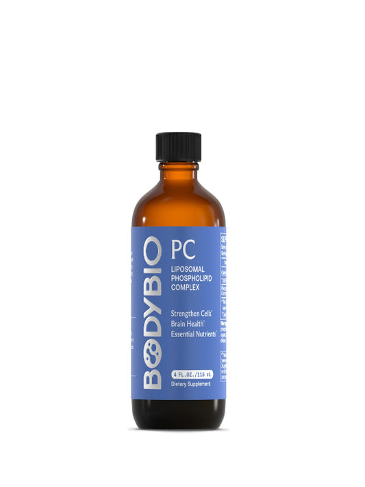 BodyBio PC - Phosphatidylcholine for Brain Health, Mental Clarity, Cognitive Function, Cellular Repair & Healthy Aging, Phospholipid Complex Supplement for Gentle Daily Detox Nirvana Guru