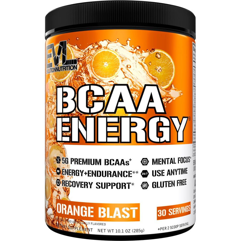 EVL BCAAs Amino Acids Powder - BCAA Energy Pre Workout Powder for Muscle Recovery Lean Growth and Endurance - Rehydrating Post Workout Recovery Drink with Natural Caffeine - Pink Lemonade Nirvana Guru