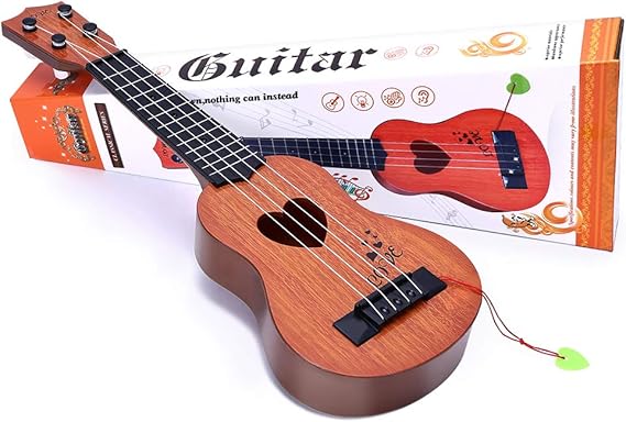 YEZI Kids Toy Classical Ukulele Guitar Musical Instrument, Brown nirvanaguru