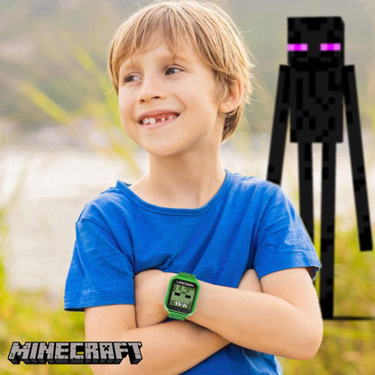 Minecraft Kids Smart Watch – Touchscreen Interactive Watch with 10 Customizable Clock Faces, Built-in Camera, Video Recorder, Alarm, Calculator, Games & Pedometer – Fits Wrists 5.5" to 8" Nirvana Guru