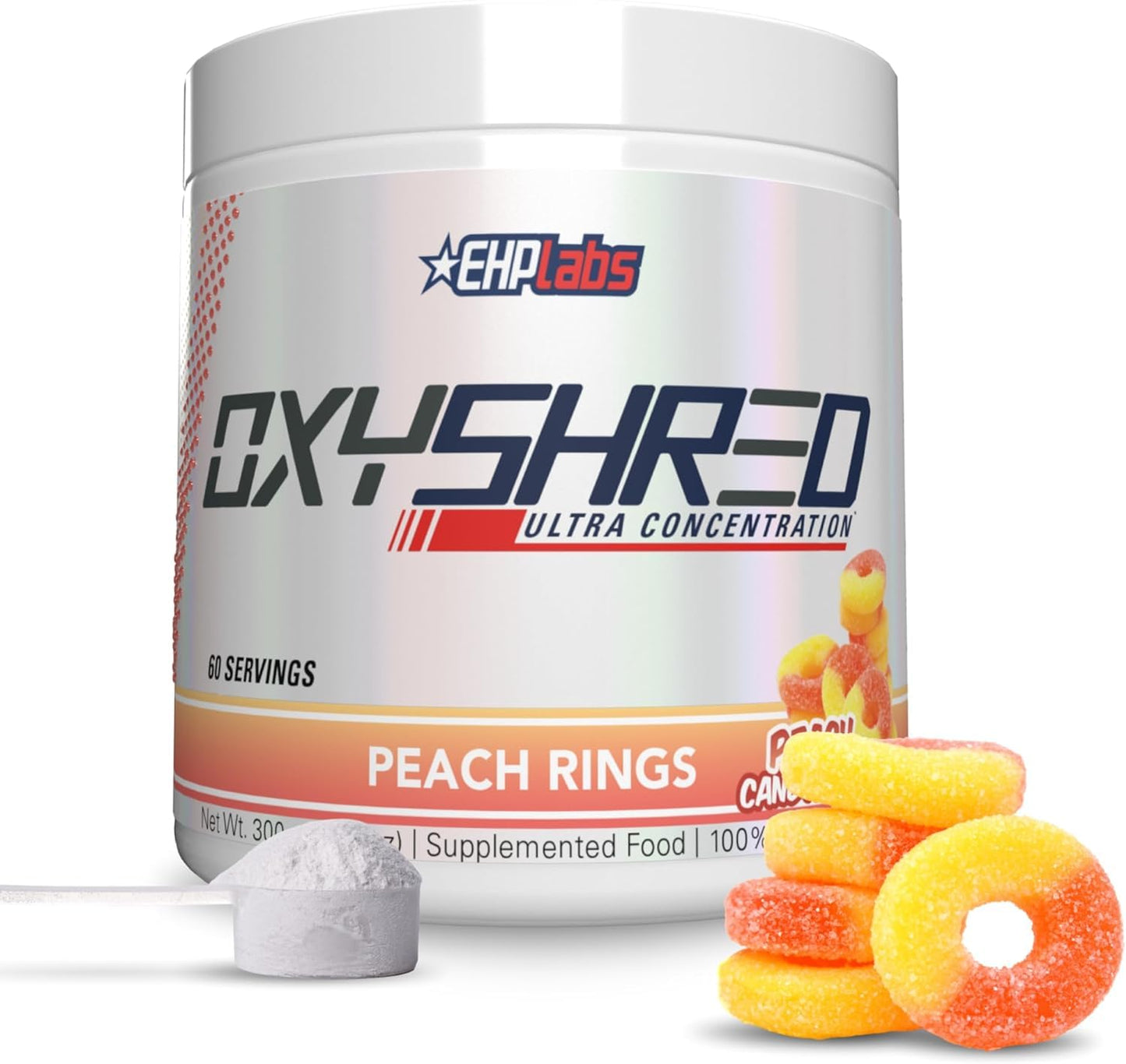 EHP Labs OxyShred Pre Workout Powder - Preworkout Powder with L Glutamine & Acetyl L Carnitine, Energy Boost Drink - Mango, 60 Servings Nirvana Guru