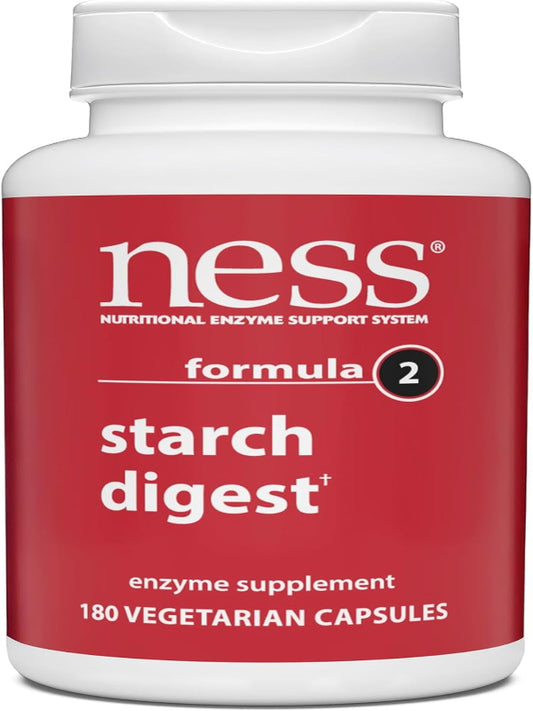 Ness Enzymes- Starch Digest #2 180 vegcaps - Nirvana Guru