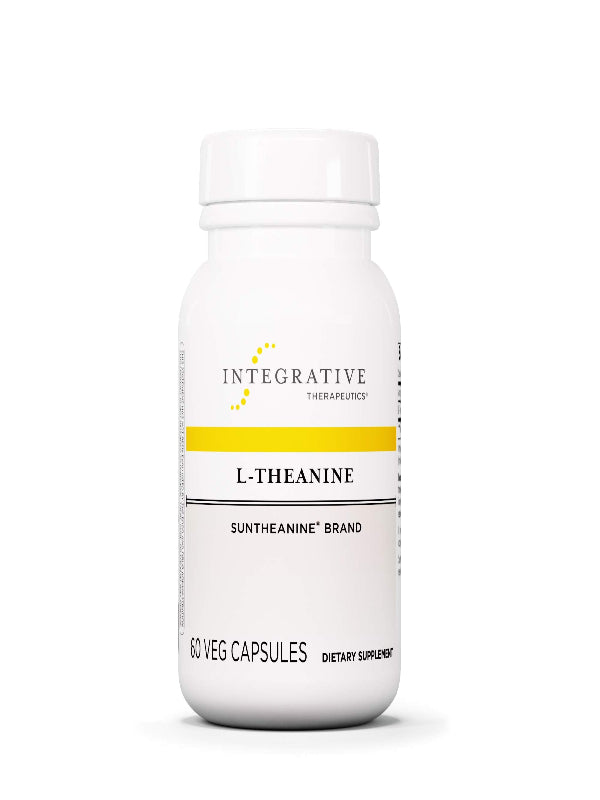 Integrative Therapeutics L-Theanine - L-Theanine to Support a Relaxed State* - Healthy Stress Response* - Vegan & Gluten-Free Amino Acid Supplement - 200 mg, 60 Capsules - Nirvana Guru